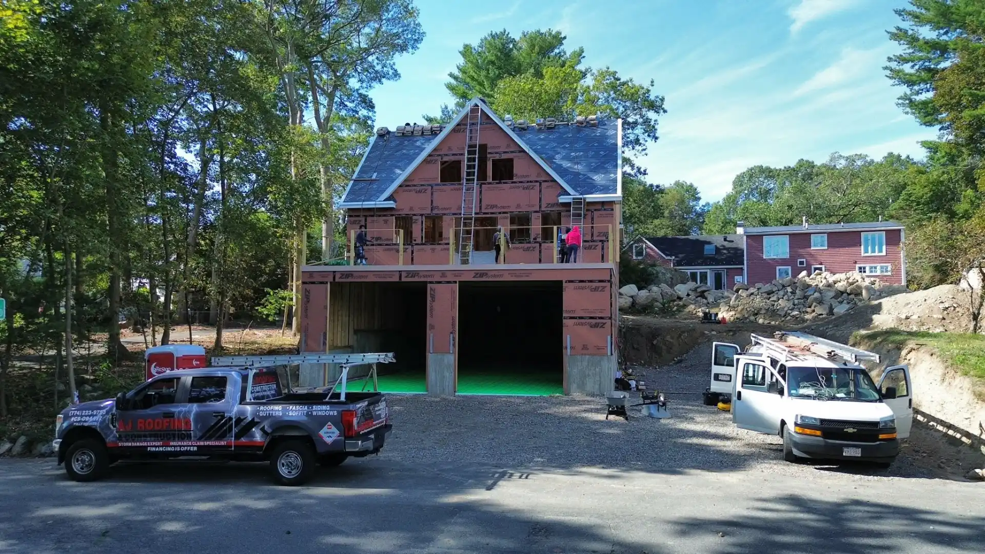 Asphalt shingle roof installation